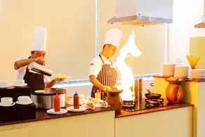 M Bahalap Hotel Palangka Raya - Restaurant