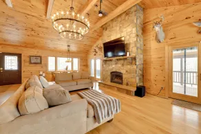W Branch Del Cabin Fully Equipped: Private Island - Innvendig