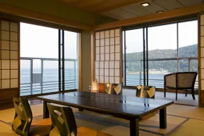 Kaigetsukan - Vue de la chambre