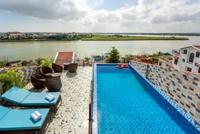 Rockmouse Centre River Villa Hoi An - Pool