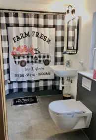 Encantadora casa con terraza, jardín y barbacoa | Admite mascotas - Baño