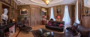 Château de Druon - Sitzecke in der Lobby