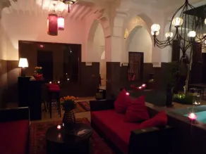 Riad Pachavana - Lounge i lobbyen