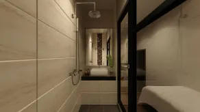 The Square Hotel - Baño