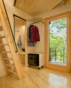 Aoos river Treehouse - Coin séjour