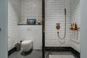 Manxin Hotel Qingdao Zhanqiao Railway Station - Badezimmer