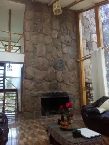 Casa de Campo Inkarumis-House - Área de estar no saguão