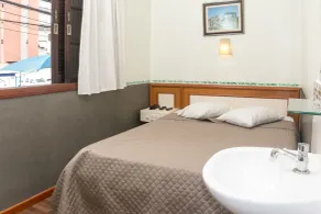 Hotel Residenza - 400m do inicio da Av Paulista e Metrô Paraiso - Room