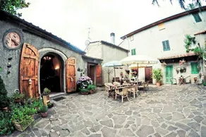 Agriturismo Corboli - Speisen im Freien