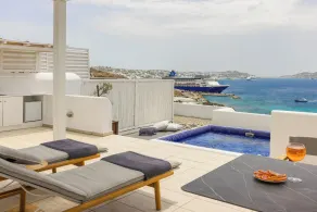 Grace Mykonos - Vue de la chambre