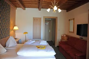 Charmant appartement convivial et familial avec sauna, terrasse et barbecue | Près des pistes de ski | Avec animaux acceptés - Chambre