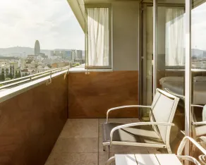 Hotel ILUNION Barcelona - Vue de la chambre