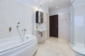 RIGAAPARTMENT SONADA Self-Service Aparthotel - Private Parking - Baño