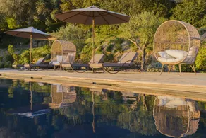 Terre de Maquis, maison d'hôtes vue mer Corse - Piscina