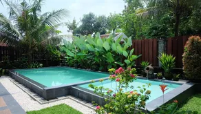 Villa Syariah Prambanan Private Swimming Pool by Simply Homy - Piscine