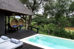 Ezulwini Game Lodges - Ausblick vom Zimmer