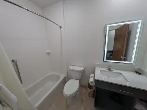 Texas Bungalows Hotel and Hotel Que at i35 Austin Pflugerville - Salle de bain