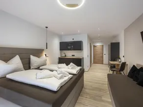 Studio convivial et familial avec sauna, piscine et terrasse | Adapté au travail à distance - Chambre
