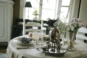 Äppelgården - Spisning på værelset