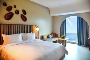 Swosti Premium Beach Resorts, Puri - Ausblick vom Zimmer