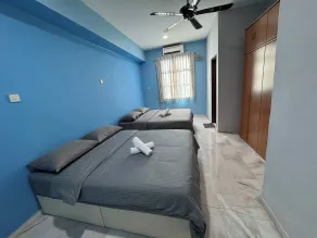 Cozy Johor Bahru Home with Family Room and unblock balcony View - Værelse