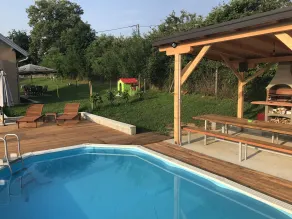 Ferienhaus David - privater beheizter Pool - Außenpool