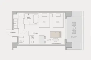 seven x seven Itoshima - Chambre