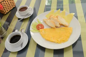 golden time hostel - Restaurant