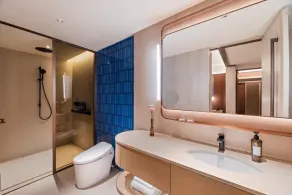 Orange Crystal Hotel Yantai Binhai Square - Baño