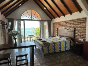 La Seahorse Homestay, private villa sea view Sebong Pereh, Bintan Island - Vue de la chambre