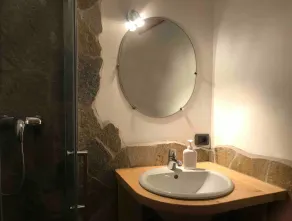 Baita In Pietra Chiesa Valmalenco - A Piedi Alla Funivia Alpe Palu - Badrum