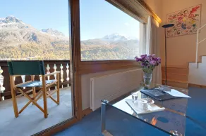 Albana Hotel Silvaplana - Udsigt fra værelset