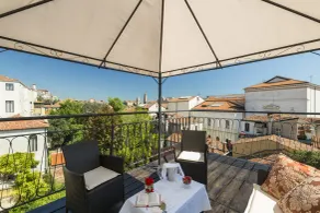 Palazzo Guardi - Vue de la chambre