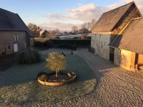 Gite Ferme d'Ervée de Saint-Roch - Vue de la chambre