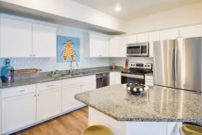 Near TBK Bank Sports Complex: Quad Cities Townhome - Interiör