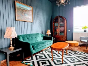 Hlín Guesthouse - Living area