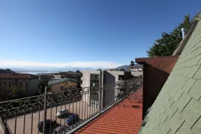 Hotel Ungheria Varese 1946 - View from room