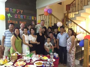 An Hoi Town Homestay - Restaurante