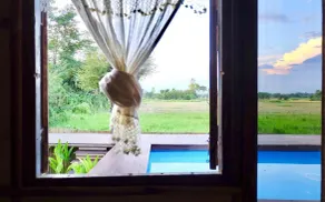 Lanna House Lanna Hut Chiangmai - View from room