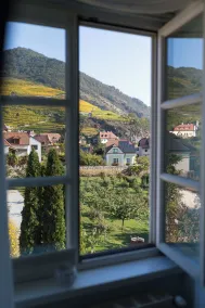 Barock-Landhof Burkhardt - Ausblick vom Zimmer