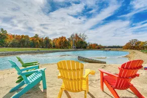 Outdoor Oasis w/ Fire Pit & Dock: Galion Log Cabin - Interior