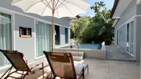 De palm poolvilla - Pool