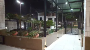 Apartamento em Santos no Gonzaga em frente a praia - Receção