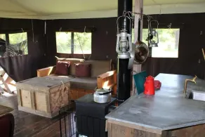 Domaine Bonneblond - Tentes Glamping - Area soggiorno