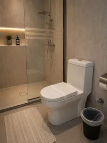 Comfortable Diamond Apartments Al Hamra - Bathroom