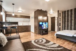 MinskLux studio apartment on Bogdanovicha 74 - Chambre