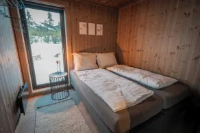 Tiur, stylish new cabin with hot tub - Værelse