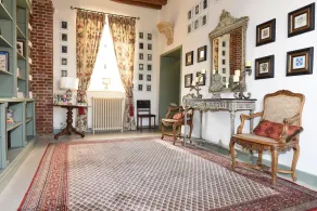 Château de Maudetour - Siddeområde i lobbyen