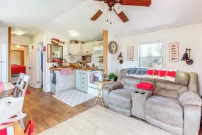 Lakefront Cabin in Brinson: Behind the Moon - Interiør