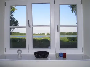 Ferienhaus \"Gut Grubnow Rügen\" mit Seeblick, privater Terrasse und WLAN - Ausblick vom Zimmer
